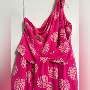 Cato Pink and White Patterned Dress